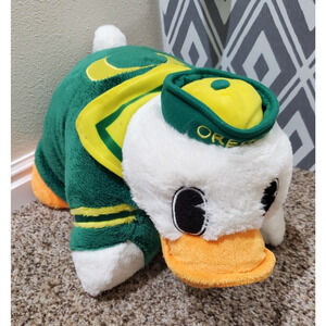 My Pillow Pets Oregon Ducks Plush Pillow NCAA Duck Mascot Green Yellow